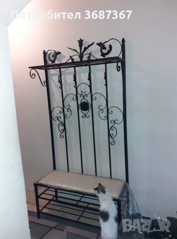 Закачалки , стойки за обувки и портманта от ковано желязо, снимка 9 - Закачалки - 40262467