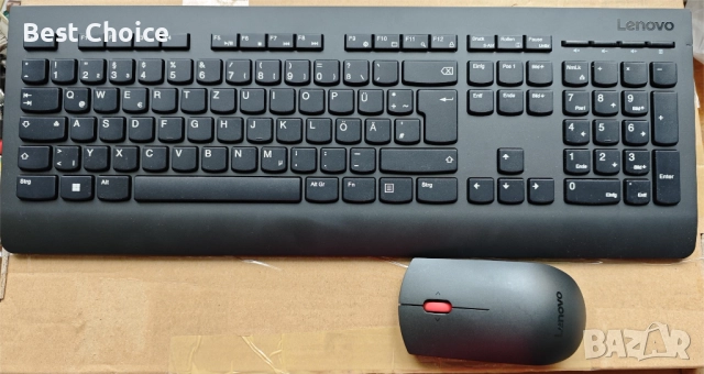 Комплект безжична клавиатура и мишка Lenovo.