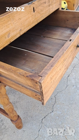 Антикварна катедра масив, снимка 4 - Бюра - 53355579