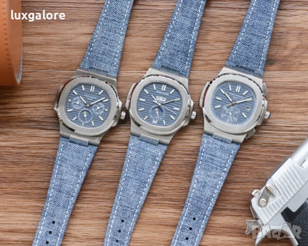 Мъжки часовник Patek Philippe Nautilus с автоматичен механизъм, снимка 3 - Мъжки - 48075346