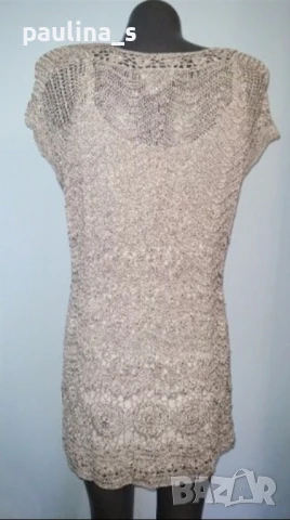 Два различни броя / Плетена на една кука туника за повод "Spiegel" и "Laura Ashley" / голям размер , снимка 8 - Туники - 28230789