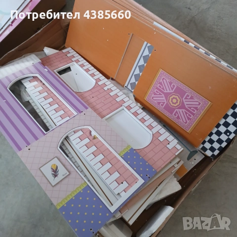 Дървена къща за кукли, снимка 7 - Играчки за стая - 53054114