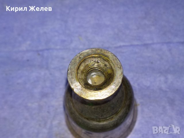 Стара ЧАШКА от МЕТАЛЕН ПОСРЕБРЕН ЦЪКОВЕН ТИП СВЕЩНИК от БЛАГОРОДНА СТОМАНА 41337, снимка 9 - Антикварни и старинни предмети - 43738766