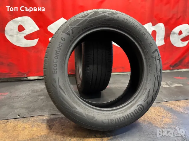 235 55 18, Летни гуми, Continental EcoContact6, 2 броя, снимка 5 - Гуми и джанти - 50409847