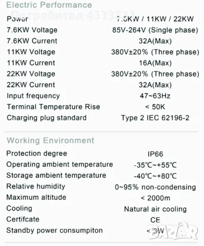 зарядна станция 11 kW, снимка 15 - Аксесоари и консумативи - 48394456