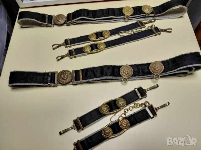 Кортик, колан с носачи за кортик на военноморския флот обр.1951г., снимка 2 - Колекции - 52791041