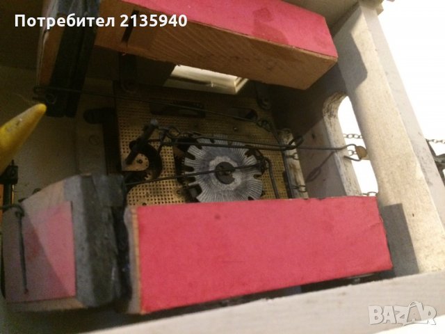 Часовник с кукувичка, снимка 4 - Антикварни и старинни предмети - 35372313