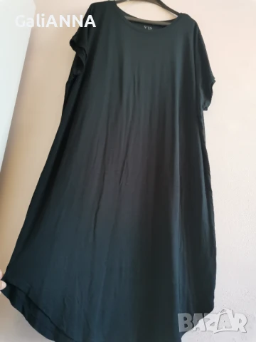 СТРАХОТНА ЧЕРНА РОКЛЯ VRS 3XL, снимка 3 - Рокли - 50926732