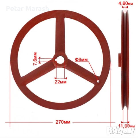 Електрическа Месомелачка Чугунена 32 номер с електромотор, снимка 9 - Други инструменти - 50546508