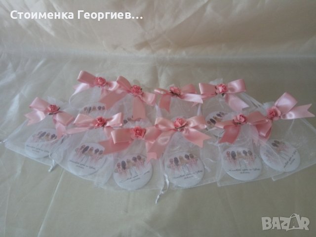 Огледалца подарък за гостите на моминското парти , снимка 15 - Подаръци за жени - 26188741