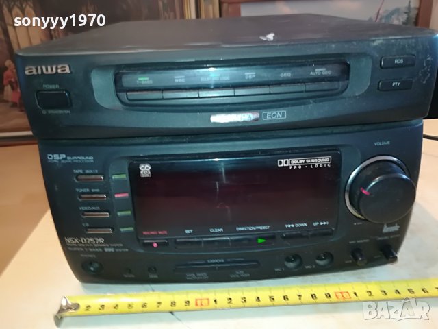 AIWA RX-N757REZ-RECEIVER ВНОС SWISS 2202231133, снимка 2 - Ресийвъри, усилватели, смесителни пултове - 39763471