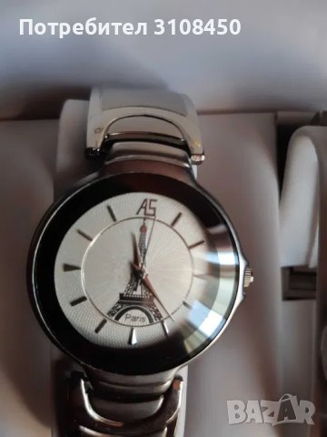 Комплект мъжки и дамски часовник с Айфеловата кула, А5 Chalisson Paris, снимка 5 - Други - 38042478