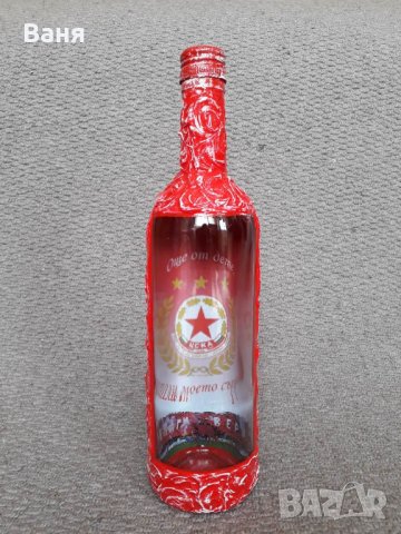 Бутилка с чаши на ЦСКА, снимка 4 - Футбол - 26481328