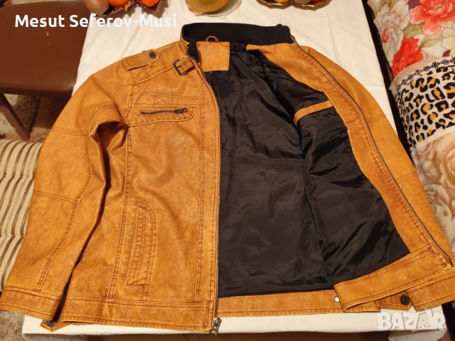 МЪЖКО КОЖЕНО ЯКЕ, снимка 2 - Якета - 52962169
