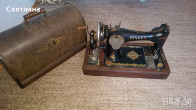 Ръчна шевна машина Singer, снимка 4 - Антикварни и старинни предмети - 26811661