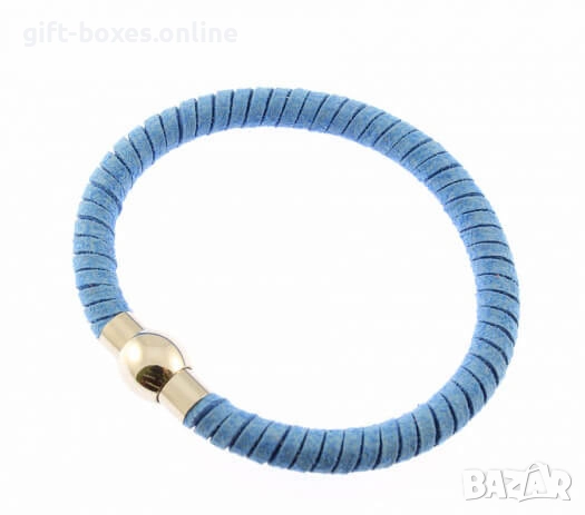 Гривна от велур и стоманени елементи