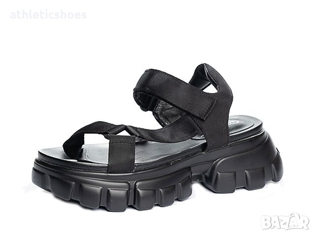 Дамски сандали на платформа в бяло-929-ПРОМОЦИЯ, снимка 2 - Сандали - 32121201