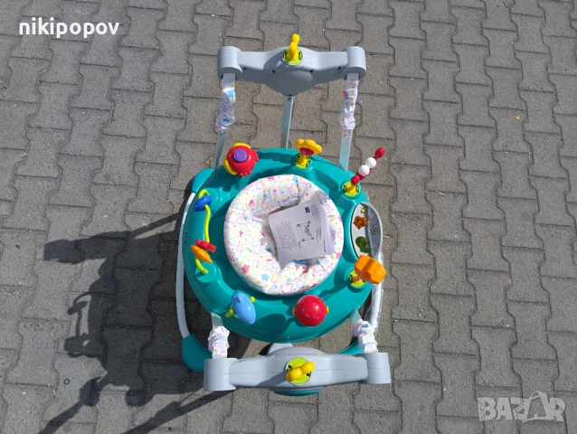 MONI Детско бънджи VISTA син, снимка 4 - Проходилки - 53565162