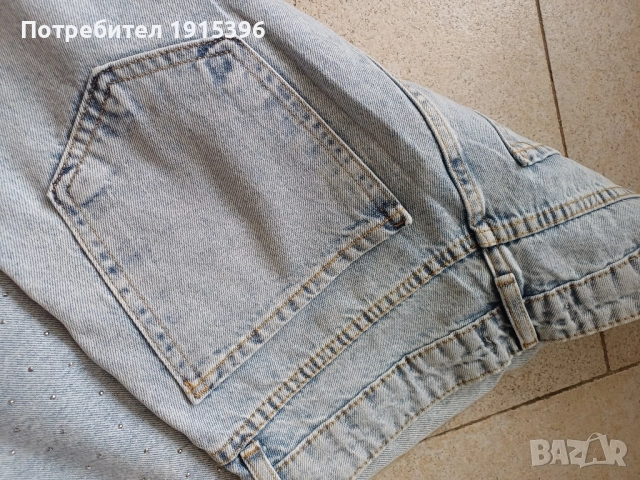 Зара дамски дънки с камъни, снимка 4 - Дънки - 52377481