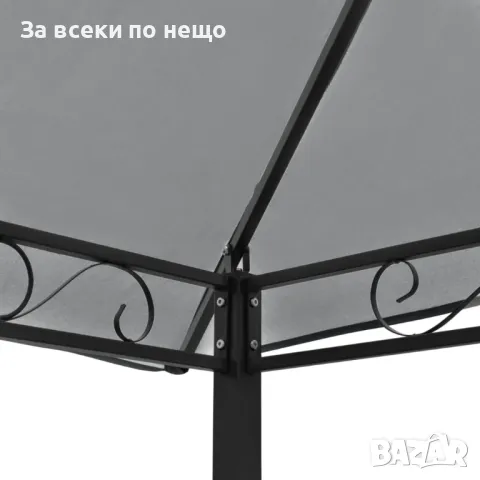 Градинска Шатра С Маса И Пейки 2,5x1,5x2,4 м Антрацит Код P581, снимка 4 - Градински мебели, декорация  - 50426725