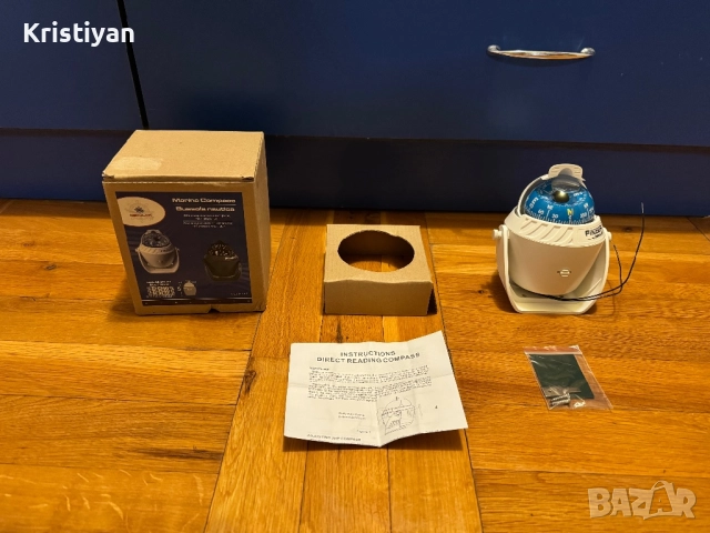 Яхтен компас Finder by Osculati чисто нов!!!, снимка 8 - Екипировка - 52618195