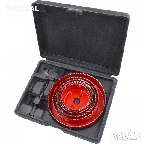 Комплект боркорони 7бр, Ø64-127mm, снимка 1