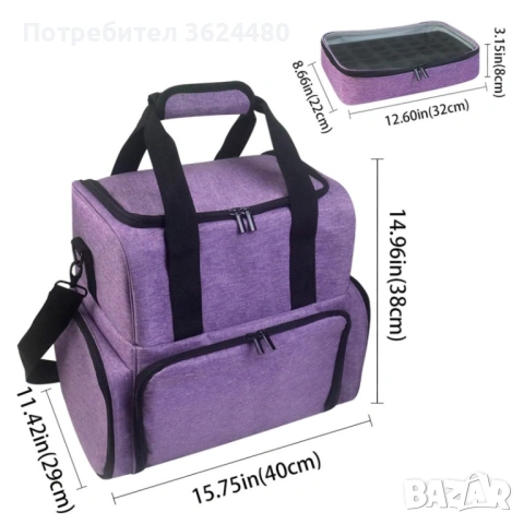 Професионален куфар за лакове за нокти 4640, снимка 2 - Други стоки за дома - 53270801