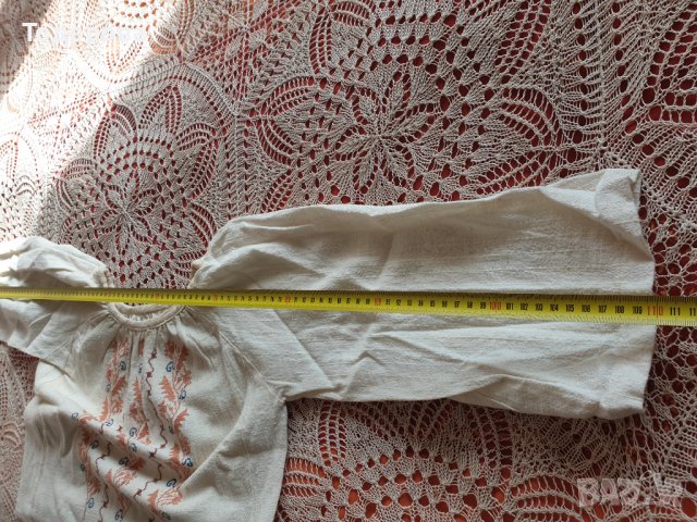 Автентична къса риза от народна носия, снимка 4 - Антикварни и старинни предмети - 43044933