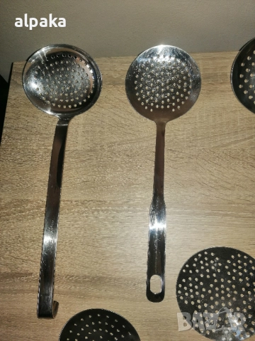 Продавам решетъчни лъжици, неръждаеми, алпака, снимка 3 - Прибори за хранене, готвене и сервиране - 52548056