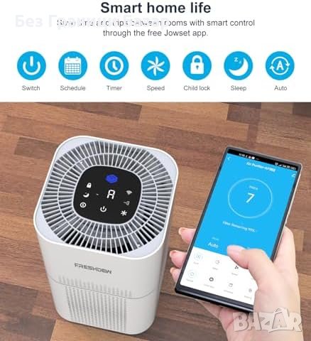 Нов Wi-Fi Пречиствател на въздуха за дом офис помещения до 100м² , снимка 3 - Други стоки за дома - 43409139