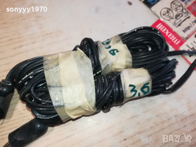 КАБЕЛИ 2Х3,6М ЗА ТОНКОЛОНИ С РЕТРО БУКСИ-ВНОС ГЕРМАНИЯ 0903251207, снимка 7 - Тонколони - 49420509