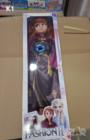 Голяма Музикална Кукла Анна 80см, Замръзналото Кралство Frozen
