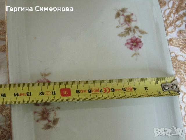 Два лота стар български порцелан, снимка 10 - Чинии - 52641923