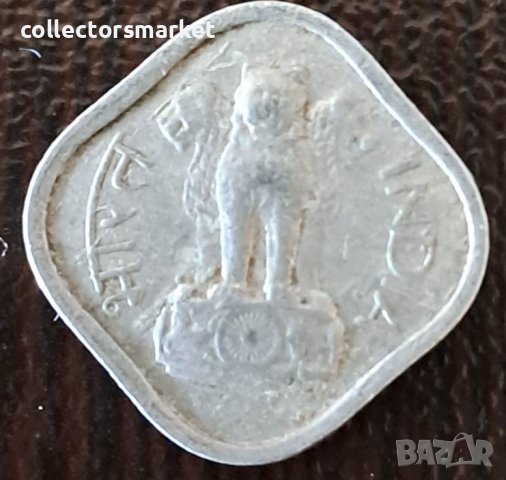 1 паис 1969, Индия, снимка 2 - Нумизматика и бонистика - 44127299