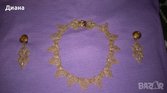 Страхотен комплект "Ажур", снимка 4 - Бижутерийни комплекти - 39248413