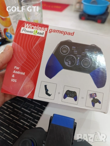 Безжичен геймпад за PUBG, PowerLead PG8721 безжичен джойстик, снимка 7 - Друга електроника - 53507194