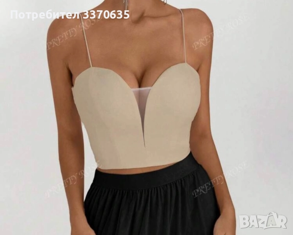 Дамски стилен топ, S размер, снимка 4 - Корсети, бюстиета, топове - 52031731