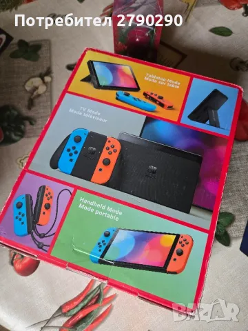 nintendo switch oled с остатъчна гаранция, снимка 3 - Игри за Nintendo - 49945800