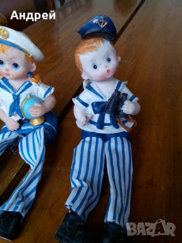 Стари кукли,морячета,моряк, снимка 3 - Други ценни предмети - 27619528