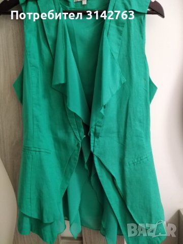 Ленена блуза тип елек. Размер M/L, снимка 5 - Ризи - 43030239