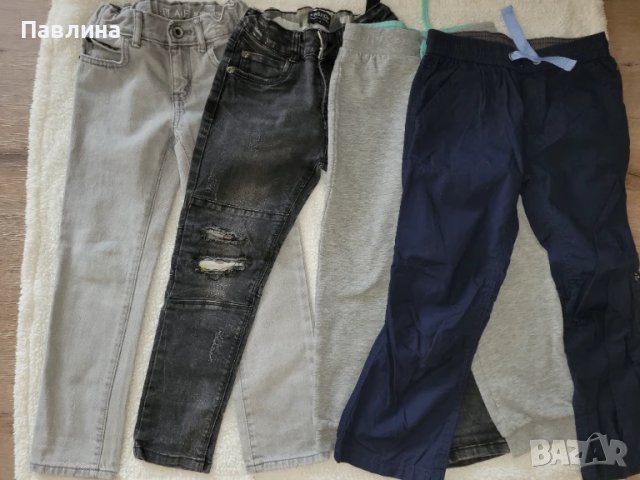 Лот от 4 Детски Панталона - 5-6г