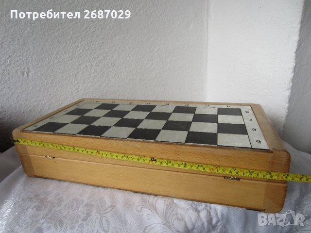 Голяма Луксозна дървена кутия за игра на шах с дърворезба, снимка 11 - Други ценни предмети - 28951035