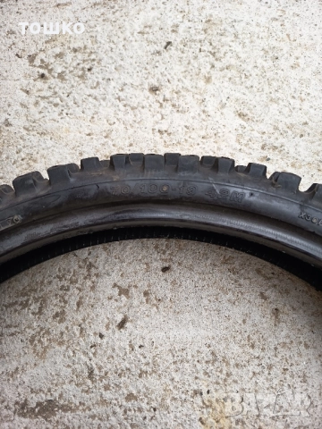 Предна гума за кросов мотор Brigstone 70/100/19, снимка 6 - Гуми и джанти - 51483988