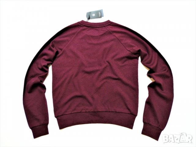 НОВ! G-star Bylzia Cropped R L Ultimate Stretch Sweatshirt Мarron Дамски Суичър XS, снимка 8 - Суичъри - 37050756