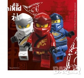 Нинджаго Ninjago 10 бр парти салфетки рожден ден