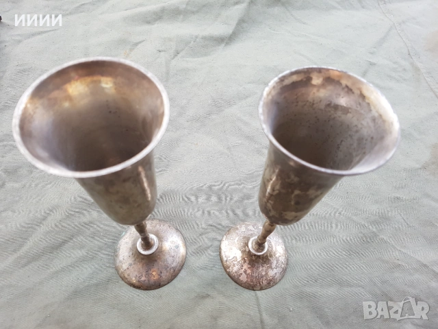 Посребрени чаши 2 бр