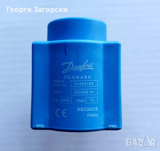 Бобина за магнет вентил Danfoss BE230CS - 220/230V  10W, снимка 2 - Други машини и части - 50461531