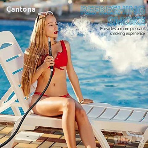 Мундщук за наргиле Bazooka black Ice pipe за shisha, снимка 4 - Наргилета - 37463500
