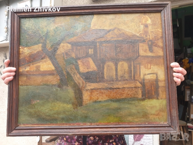 пеизаж - каширан картон 