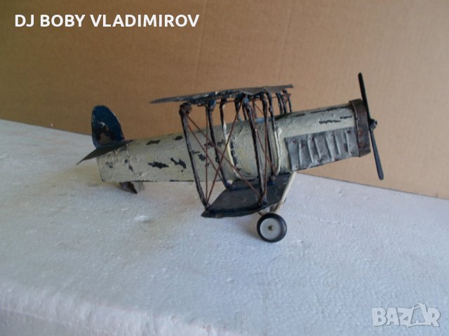 Старо колекционерско ръчно-изработено самолетче Първа световна война , снимка 7 - Антикварни и старинни предмети - 32792932